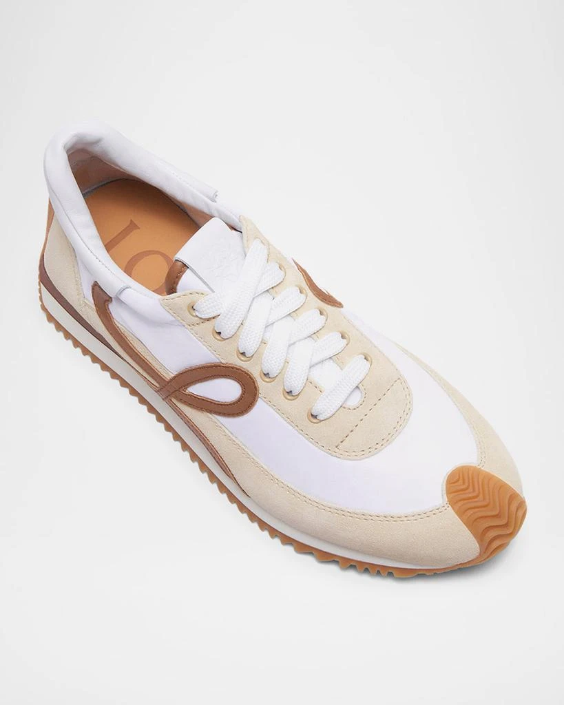 Flow Runner Suede and Leather Sneakers 商品