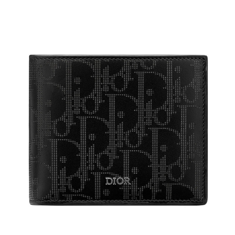 商品Dior|【预售3-7天】DIOR/迪奥 2021秋冬 男士黑色DiorObliqueGalaxy皮革钱包2ESBC027VPD_H03E,价格¥4606,第1张图片