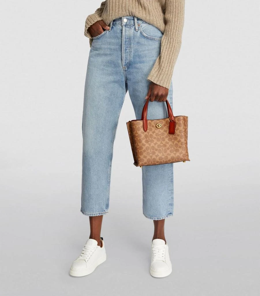 商品Coach|Canvas Willow Top-Handle Bag,价格¥3056,第2张图片详细描述