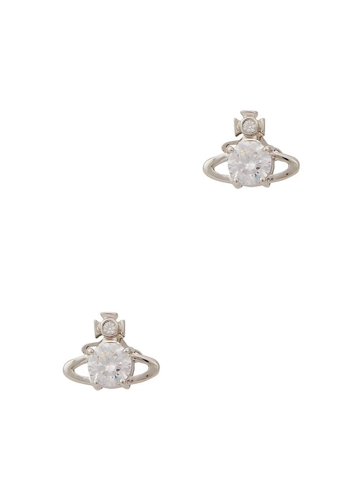 商品Vivienne Westwood|Reina orb silver-tone stud earrings,价格¥901,第1张图片