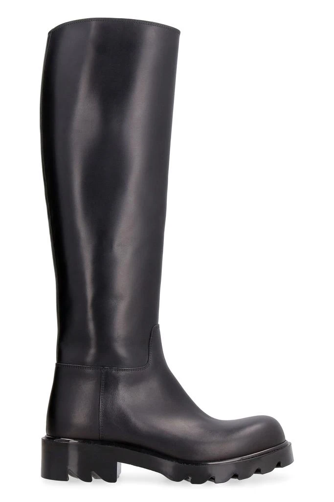 商品Bottega Veneta|Strut Leather Boots,价格¥9761,第1张图片