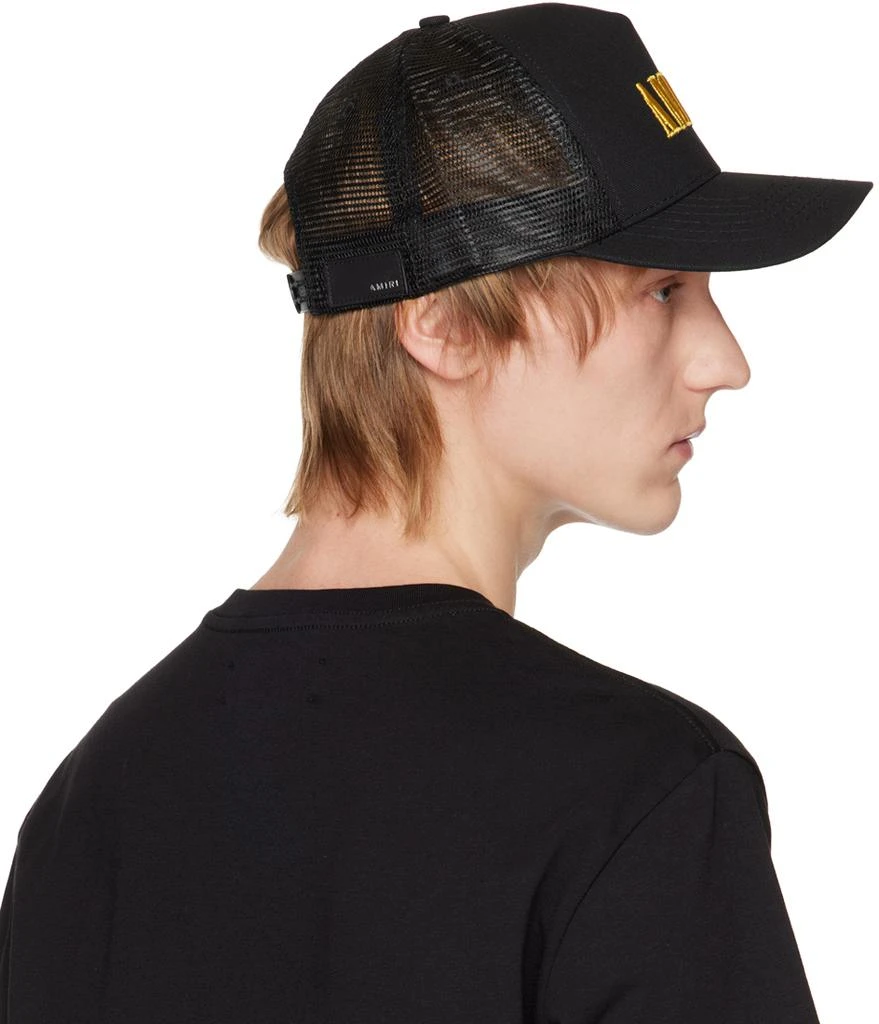 商品AMIRI|Black Core Logo Trucker Cap,价格¥1605,第3张图片详细描述