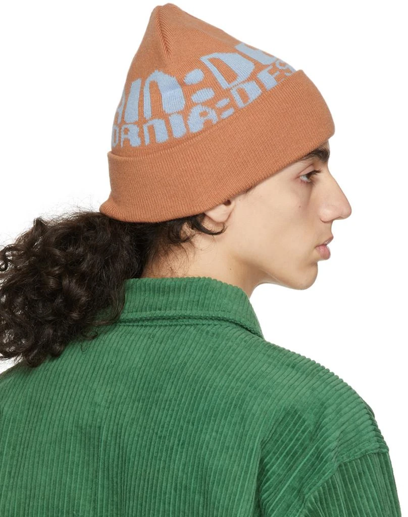 商品Brain Dead|Orange Californian Design Beanie,价格¥146,第3张图片详细描述