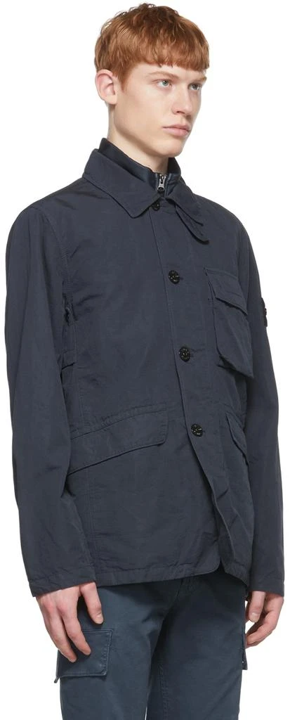商品Stone Island|Blue Cotton Jacket,价格¥3931,第2张图片详细描述