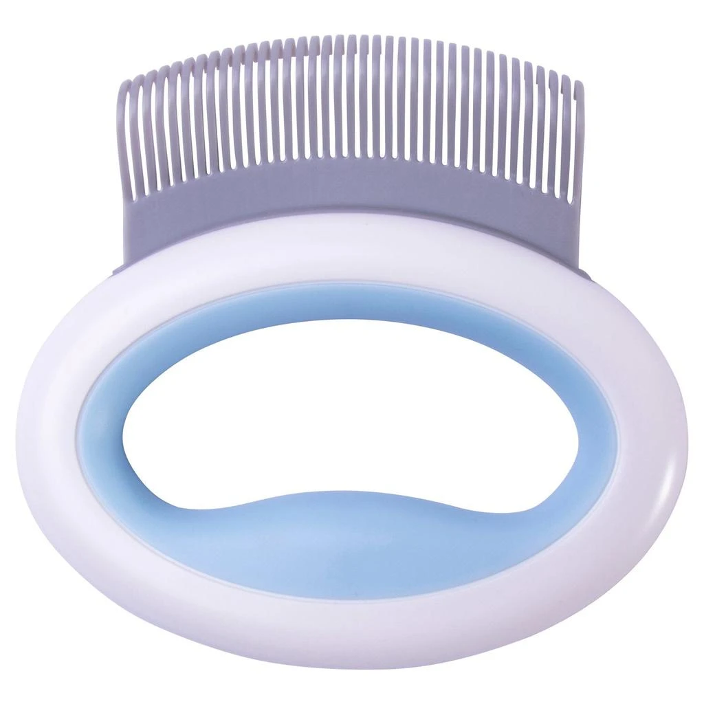 商品Pet Life|'Knuckler' Handheld Travel Flexible Grooming Pet Rake Comb,价格¥135,第2张图片详细描述