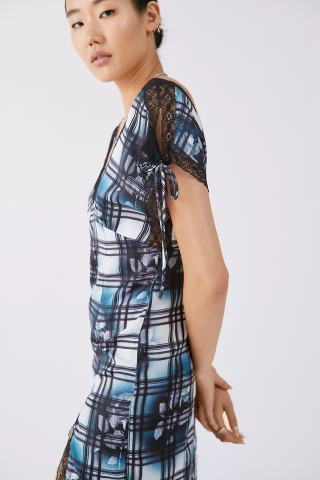UO Sweet Melody Lace Trim Midi Dress商品第3张图片规格展示