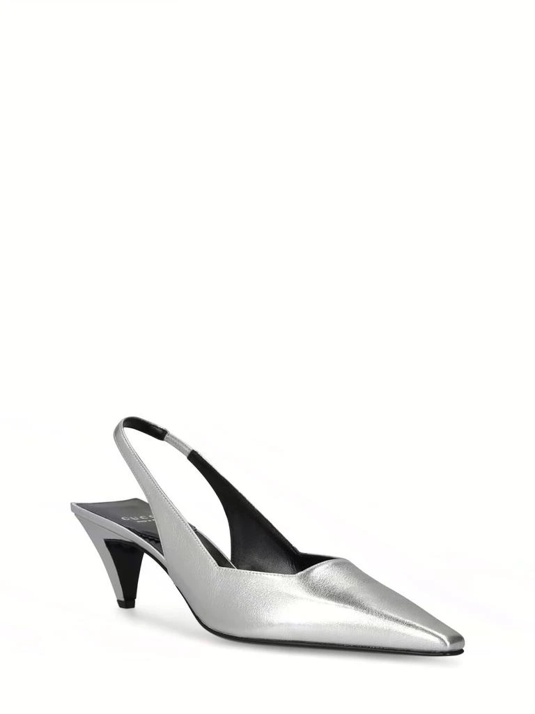 商品Gucci|50mm Mallory Leather Slingback Pumps,价格¥7172,第2张图片详细描述