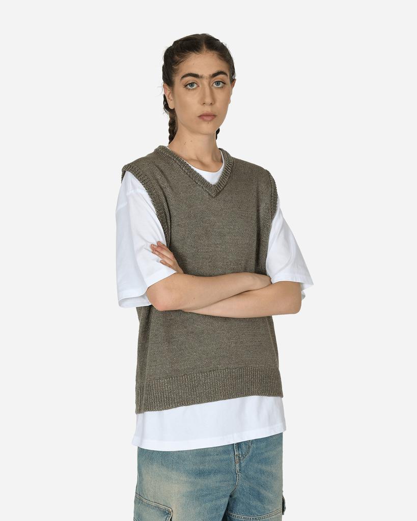 STUSSY LOOSE KNIT LINEN VEST /モーガン 118bccb3-33f2-314e-a284-
