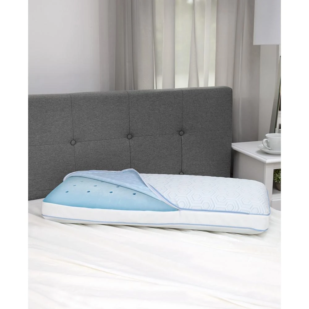 商品SensorGel|Arctic Gusset Gel-Infused Memory Foam Pillow with Cool Coat Technology -,价格¥1047,第1张图片