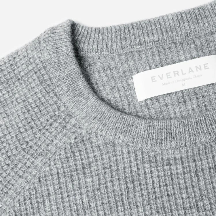 商品Everlane|The Waffle-Knit Cashmere Crew,价格¥763,第4张图片详细描述