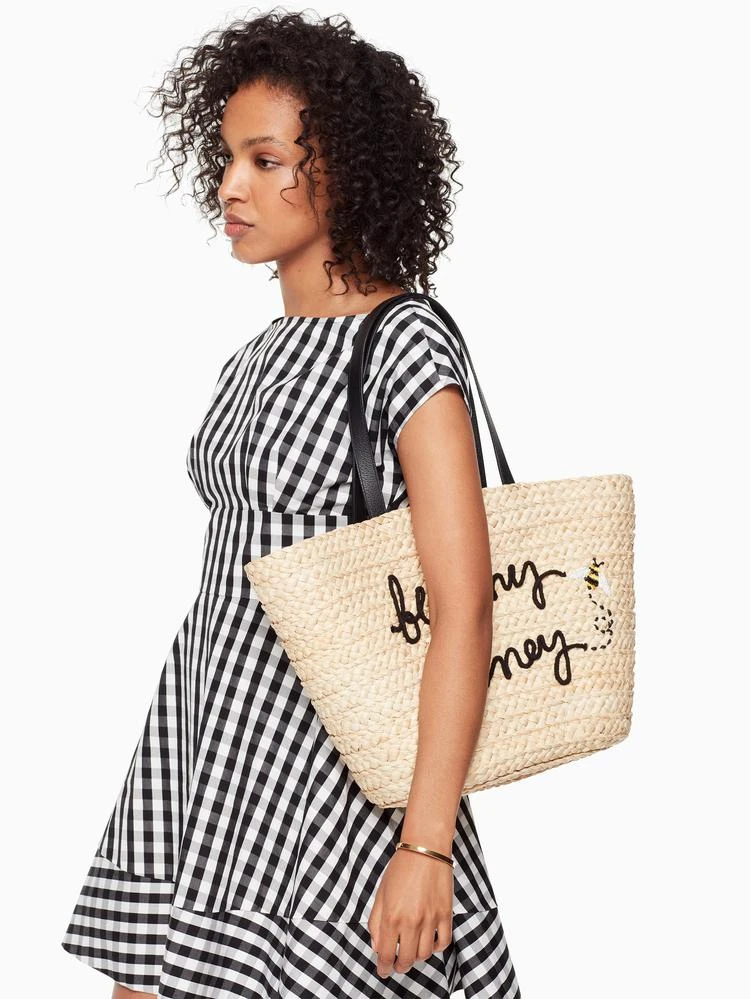 商品Kate Spade|picnic perfect straw bee tote,价格¥1540,第2张图片详细描述