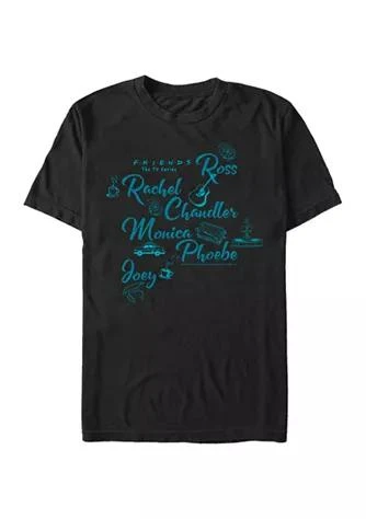 商品Friends|Friends Names Graphic Short Sleeve T Shirt,价格¥189,第1张图片详细描述