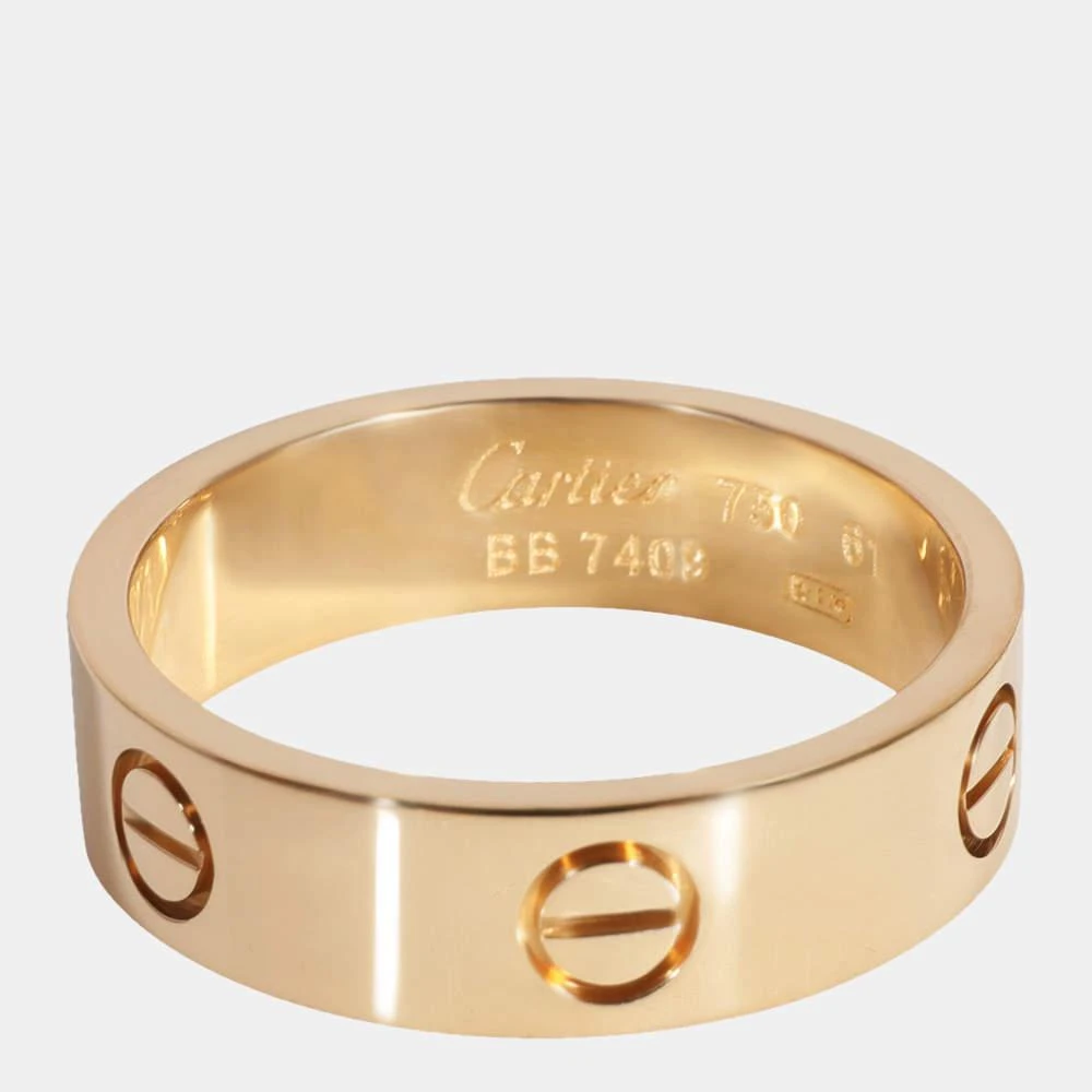 商品[二手商品] Cartier|Cartier Love 18K Yellow Gold Ring EU 61,价格¥13322,第4张图片详细描述