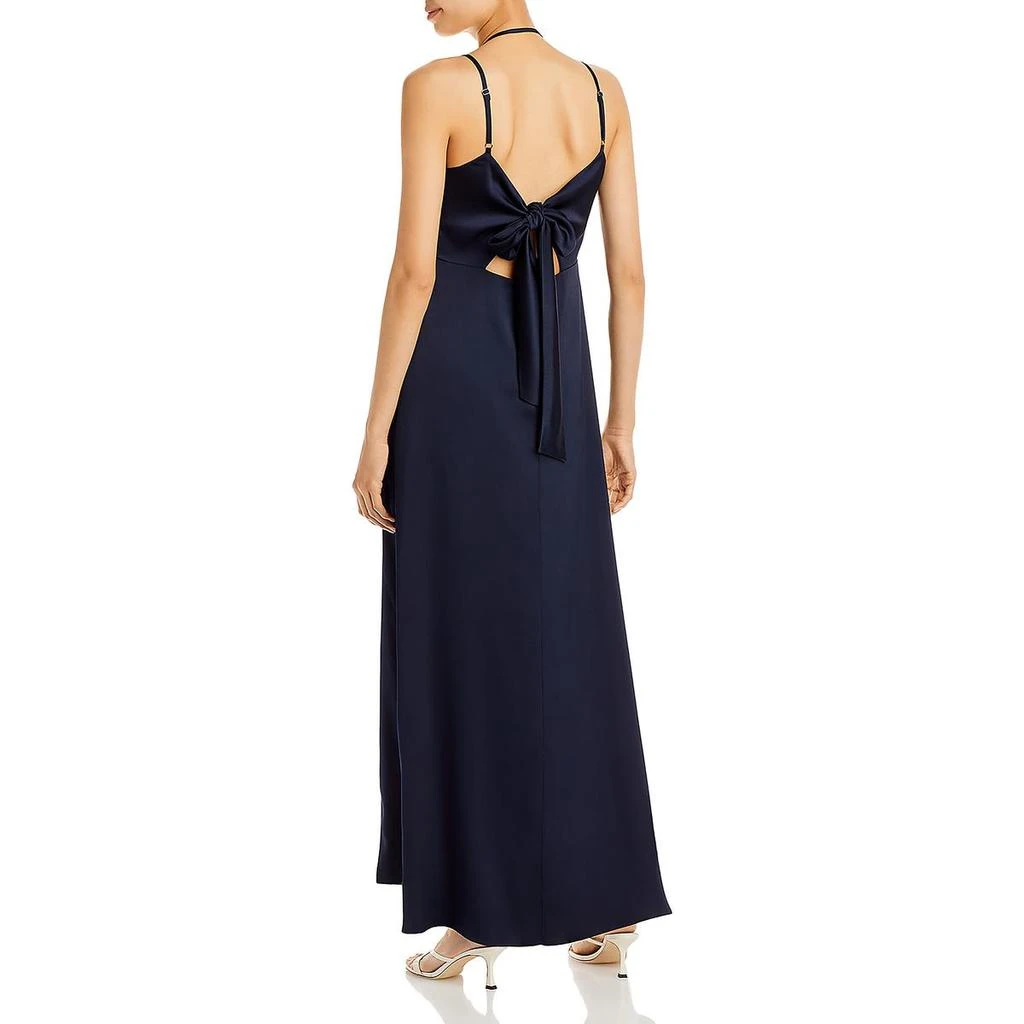 商品AQUA|Aqua Womens Satin Bow Back Evening Dress,价格¥92,第4张图片详细描述