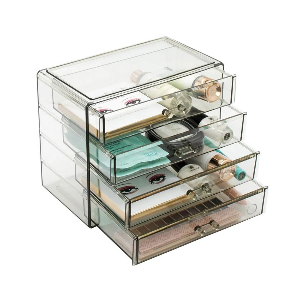 商品Sorbus|Cosmetic Makeup and Jewelry Storage Case Display - 4 Large Drawers,价格¥373,第3张图片详细描述