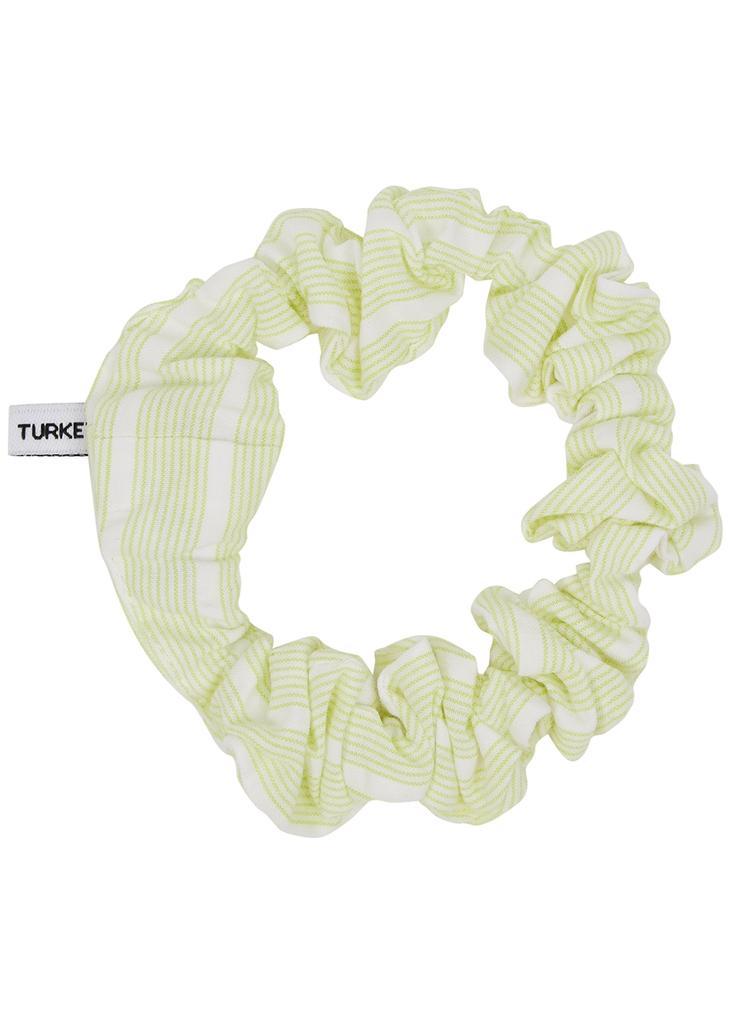 商品Ganni|Yellow striped cotton scrunchie,价格¥185,第1张图片