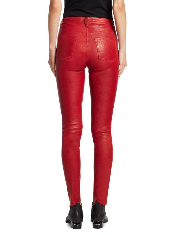 商品J Brand|Maria High-Rise Leather Pants,价格¥3703,第2张图片详细描述