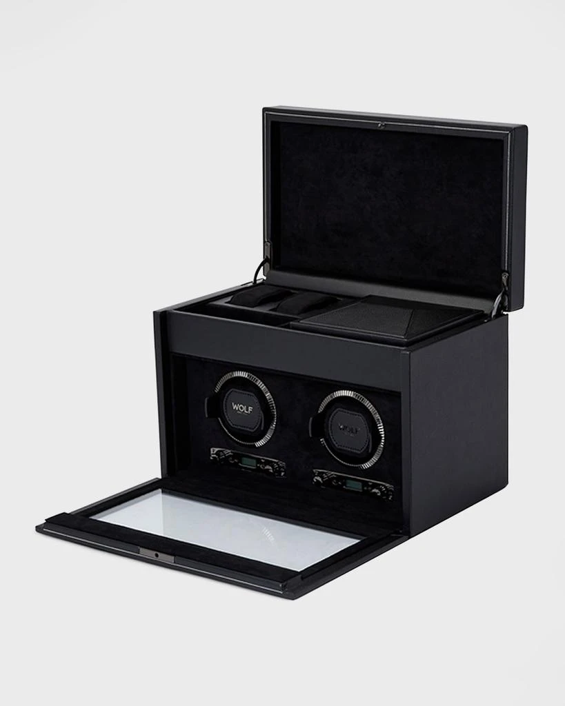 商品Wolf|British Racing Double Watch Winder with Storage,价格¥11486,第3张图片详细描述