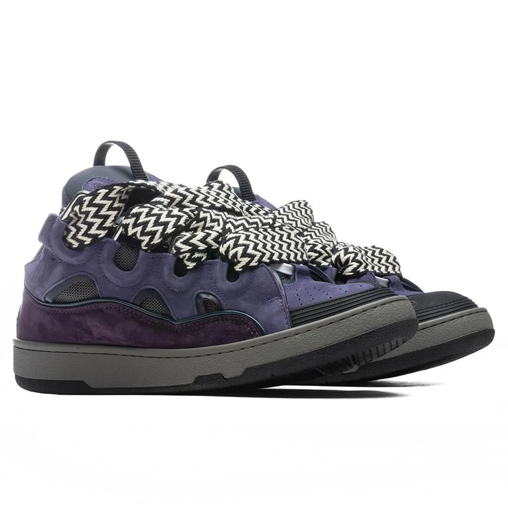 商品Lanvin|Lanvin Curb Sneakers - Raisin,价格¥4694,第2张图片详细描述