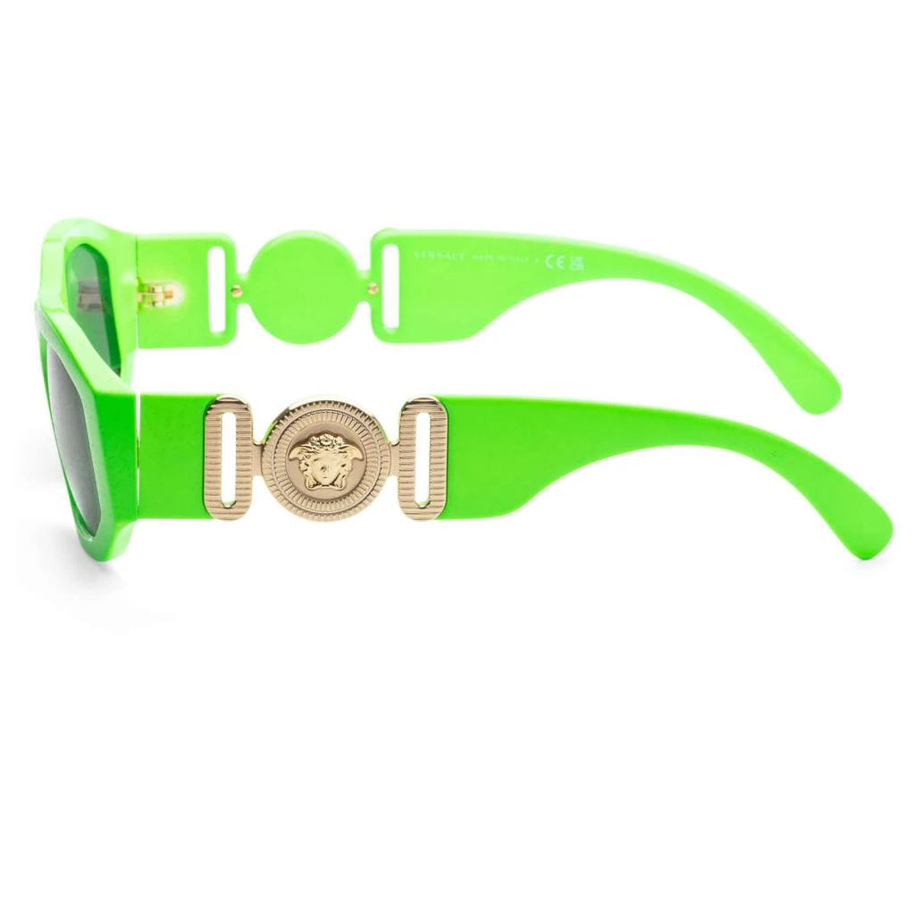 商品Versace|Versace 绿色 Irregular 太阳镜,价格¥822,第2张图片详细描述
