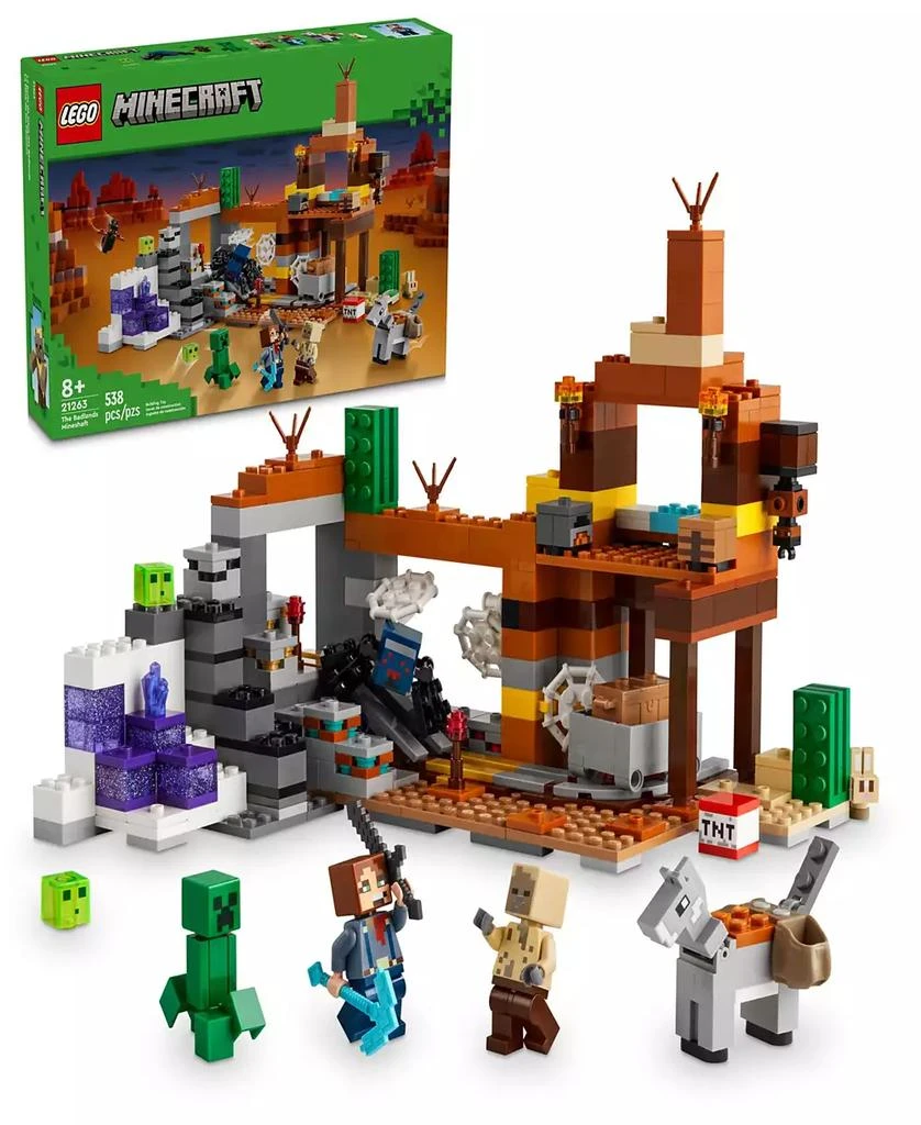 商品LEGO|Minecraft The Badlands Mineshaft Video Game Toy 21263, 538 Pieces,价格¥360,第1张图片