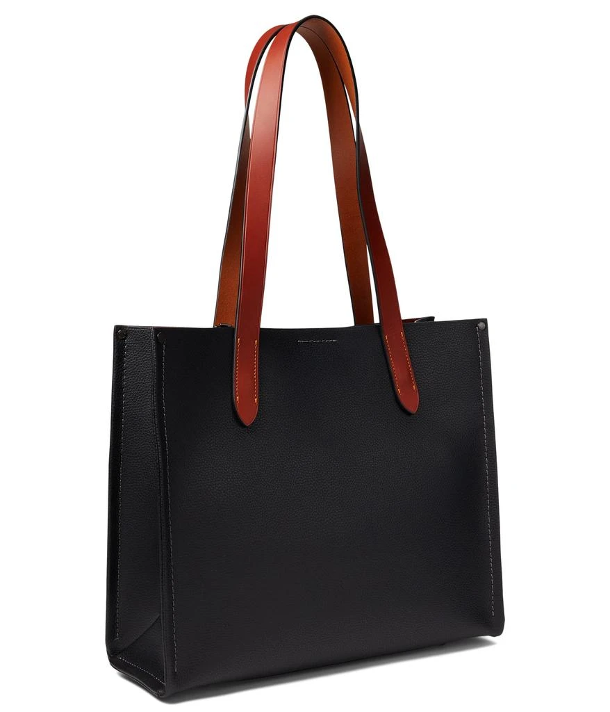 商品Coach|Relay Tote 34 in Pebble Leather,价格¥2999,第2张图片详细描述