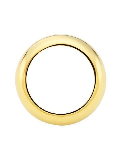 商品Loren Stewart|14K-Yellow-Gold Vermeil Puff Cigar Band Ring,价格¥803,第3张图片详细描述