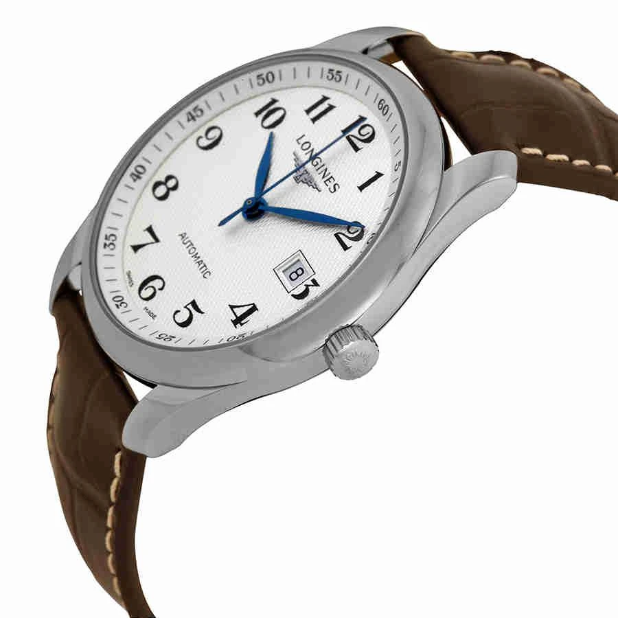 商品Longines|Master Automatic Silver Dial Brown Leather Watch L27934783,价格¥11708,第2张图片详细描述