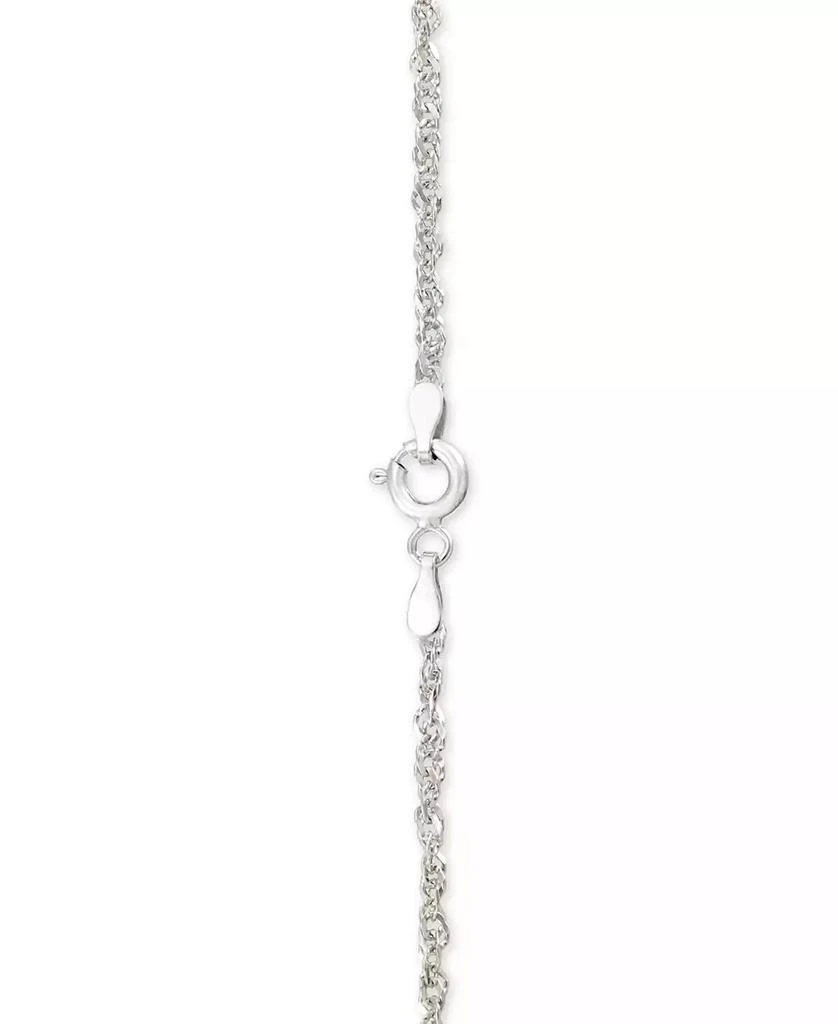 商品Macy's|Jade (13mm) & Marcasite Heart Locket 18" Pendant Necklace in Sterling Silver,价格¥652,第3张图片详细描述
