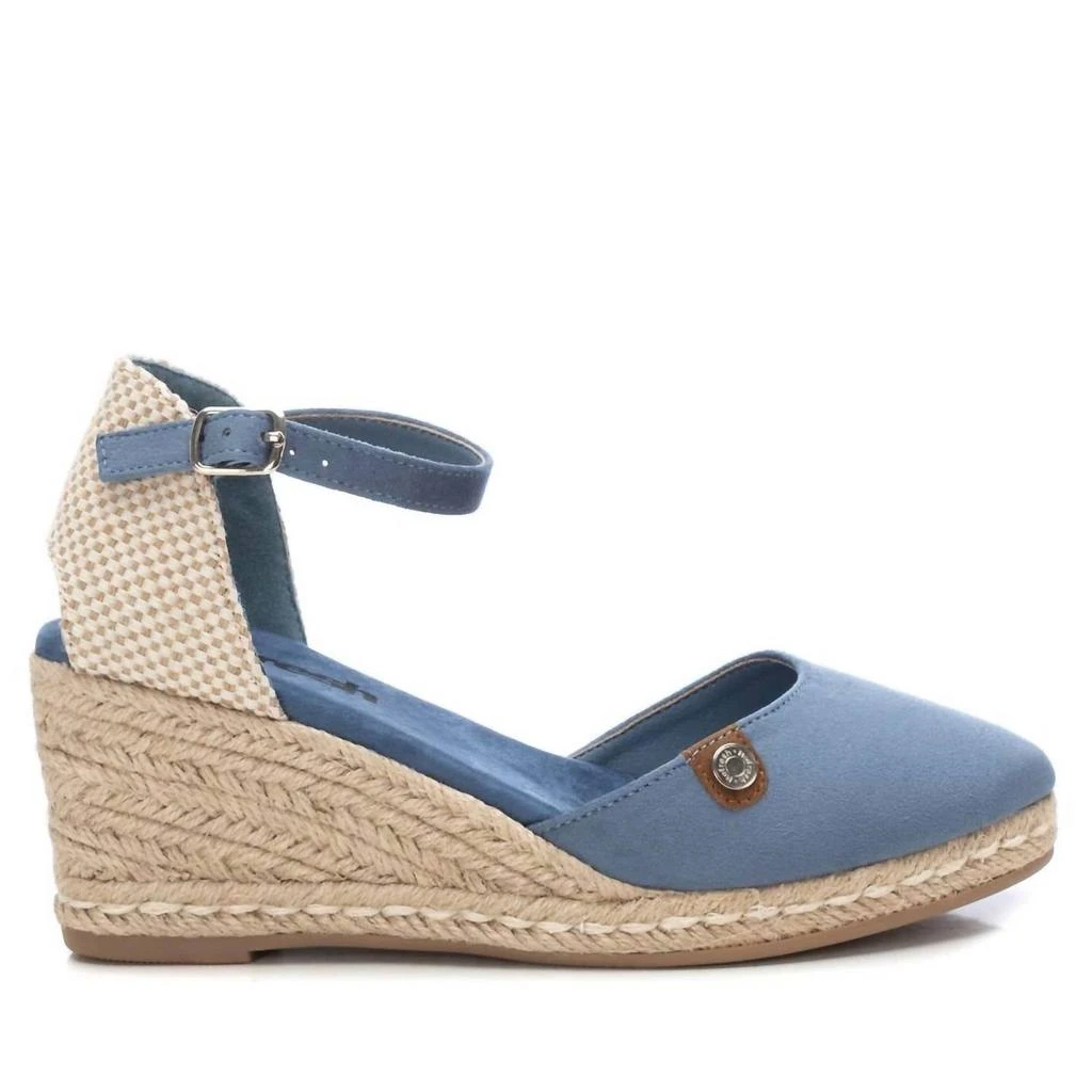 商品Xti|Refresh Women's Wedge Espadrille Sandals In Jeans,价格¥662,第1张图片