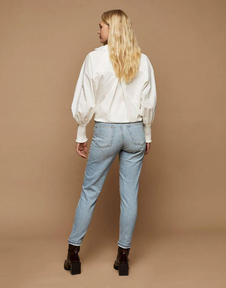 商品Topshop|Topshop premium mom jeans in bleach,价格¥329,第2张图片详细描述