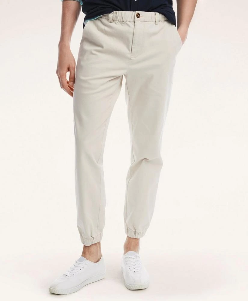 商品Brooks Brothers|Stretch Cotton Twill Jogger Pants,价格¥325,第1张图片