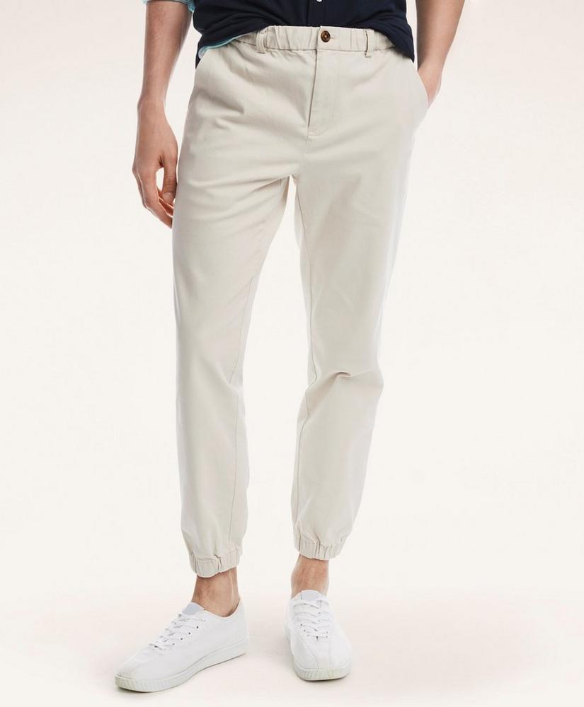 商品Brooks Brothers|Stretch Cotton Twill Jogger Pants,价格¥610,第1张图片