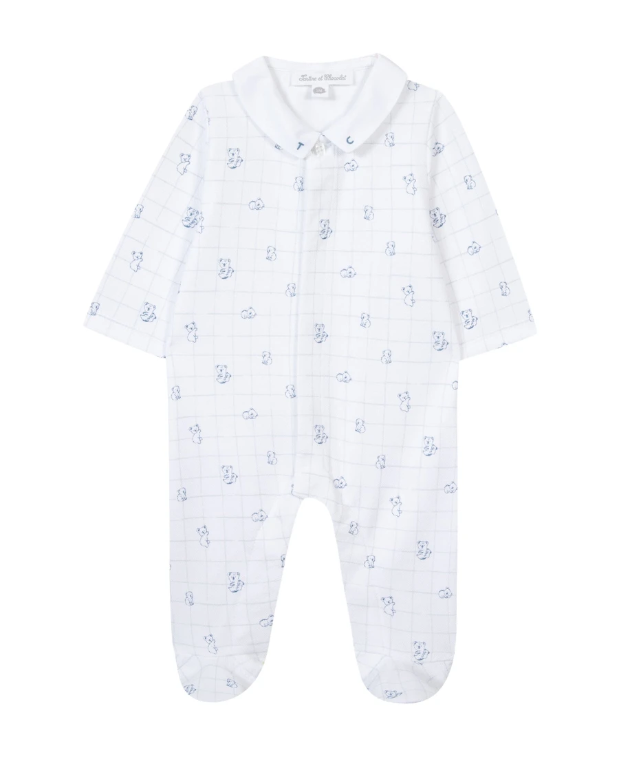 商品【商品预售7天】 Tartine et Chocolat|Tartine et Chocolat 男童套装 TW5400001BLANC 白色,价格¥716,第1张图片