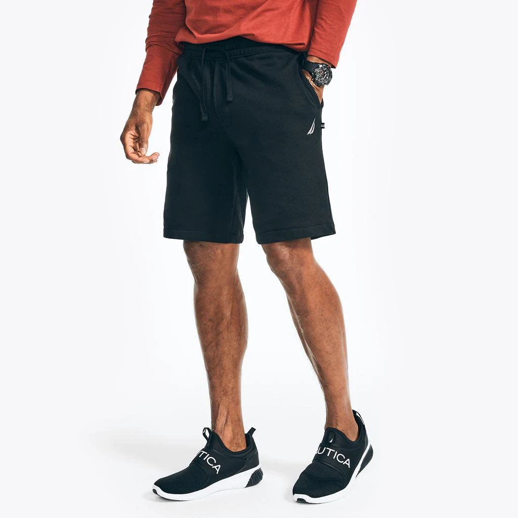 商品Nautica|Mens 9" Solid Fleece Short,价格¥165,第1张图片详细描述