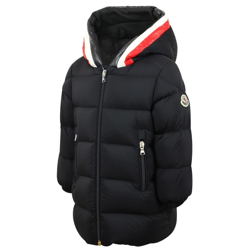 商品Moncler|Baby Boys Navy Falzem Long Parka,价格¥3619,第2张图片详细描述