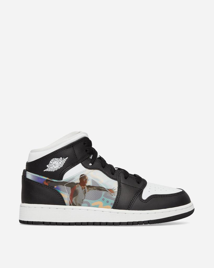 商品Jordan|Air Jordan 1 Mid (GS) Sneakers Black,价格¥894,第4张图片详细描述