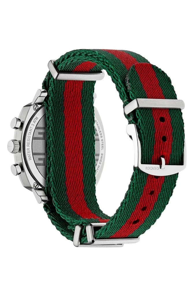 商品Gucci|Grip Eco Nylon Strap Chronograph, 40mm,价格¥6980,第2张图片详细描述