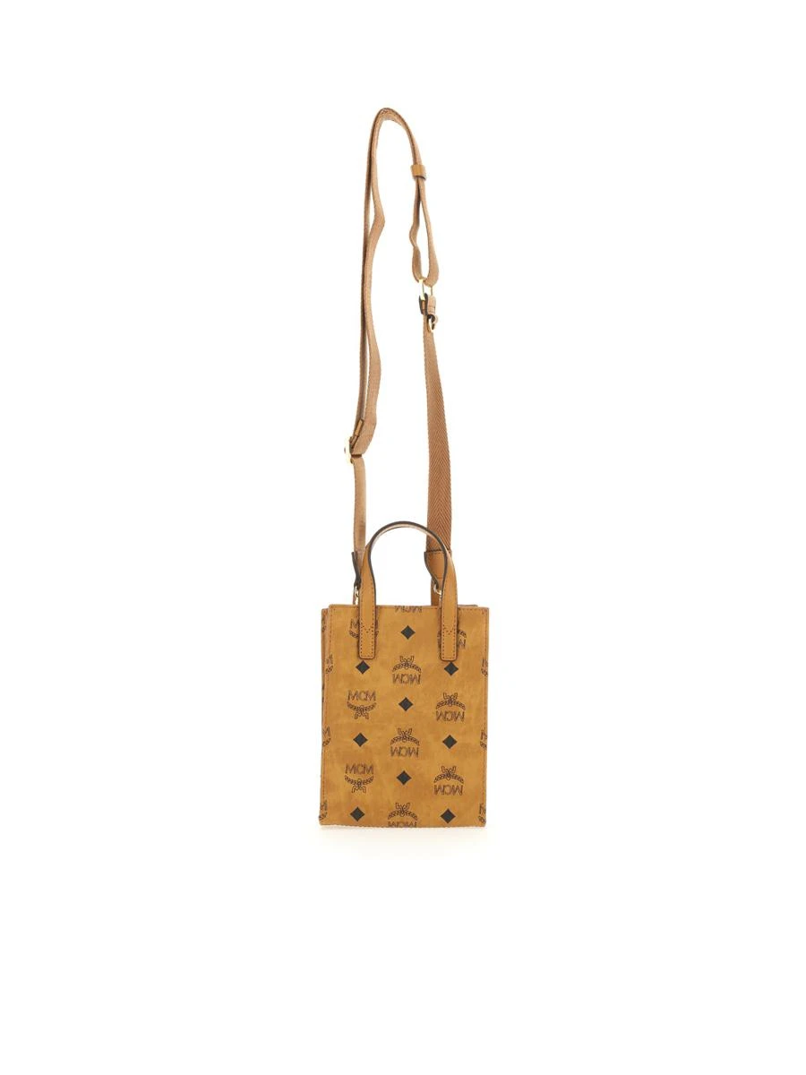 商品【商品预售7天】 MCM|MCM 女士斜挎包 MMTCSKC02000CO 酒红色,价格¥3567,第4张图片详细描述