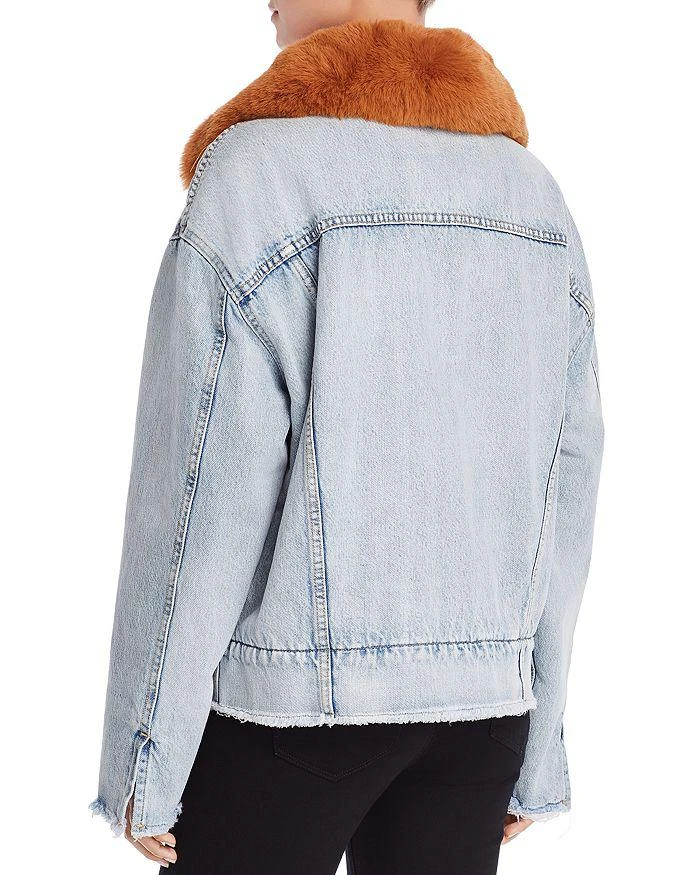 商品Levi's|Fur-Trimmed Oversize Trucker Jacket 女士宽松夹克,价格¥749,第2张图片详细描述