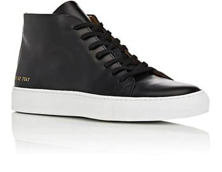 商品Common Projects|Men's New Court Spazzolato Leather Sneakers,价格¥1911,第2张图片详细描述