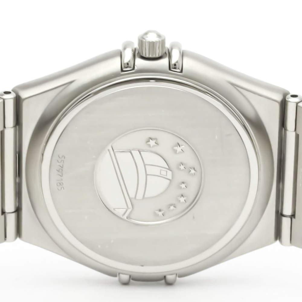 Omega Silver Stainless Steel Constellation 1512.30 Quartz Men's Wristwatch 33 mm商品第5张图片规格展示