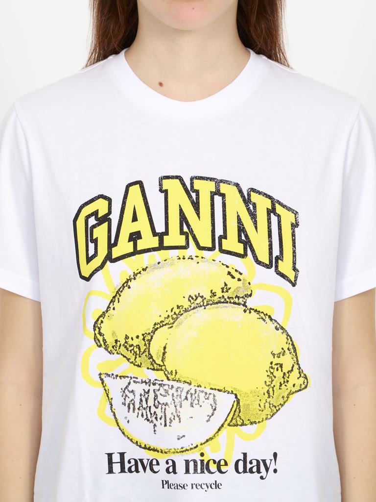 Ganni Lemon t-shirt - T-Shirts - BeyondStyle