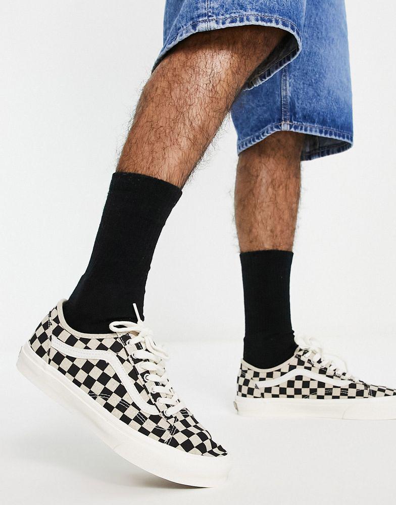 商品Vans|Vans UA Old Skool theory trainers in black and white checkerboard,价格¥365,第5张图片详细描述