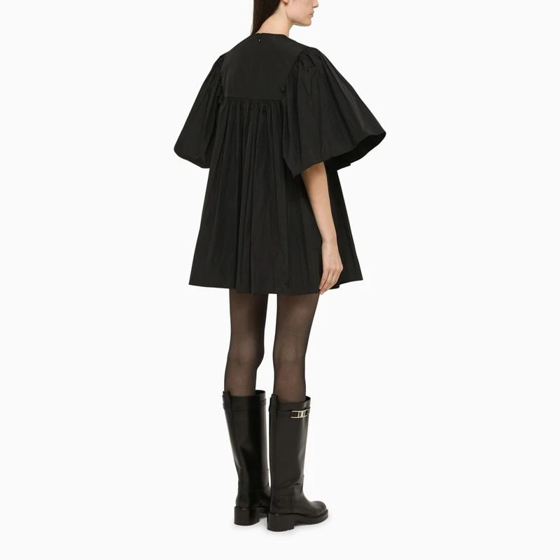 商品RED Valentino|Short black taffeta dress,价格¥1197,第3张图片详细描述