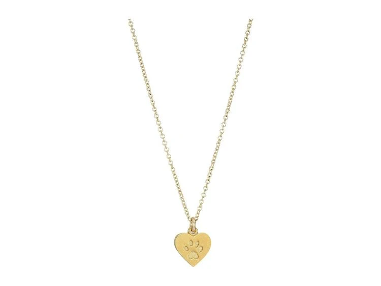 商品Dogeared|Animal Lover, Heart with Paw Necklace,价格¥385,第2张图片详细描述