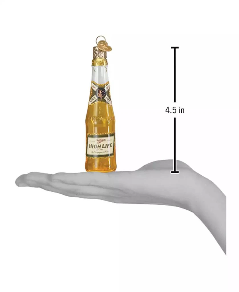 商品Old World Christmas|4.5" Adult Beverages Miller High Life Beer Bottle Ornament,价格¥177,第4张图片详细描述
