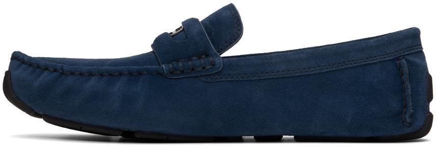 商品Coach|Navy C Coin Loafers,价格¥1646,第5张图片详细描述