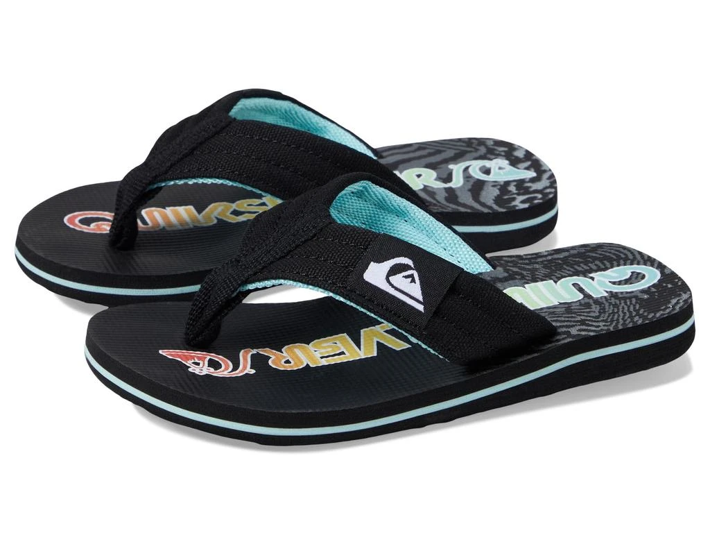 商品Quiksilver|Quiksilver Kids Molokai Layback II Flip Flops (Toddler/Little Kid/Big Kid),价格¥157,第1张图片