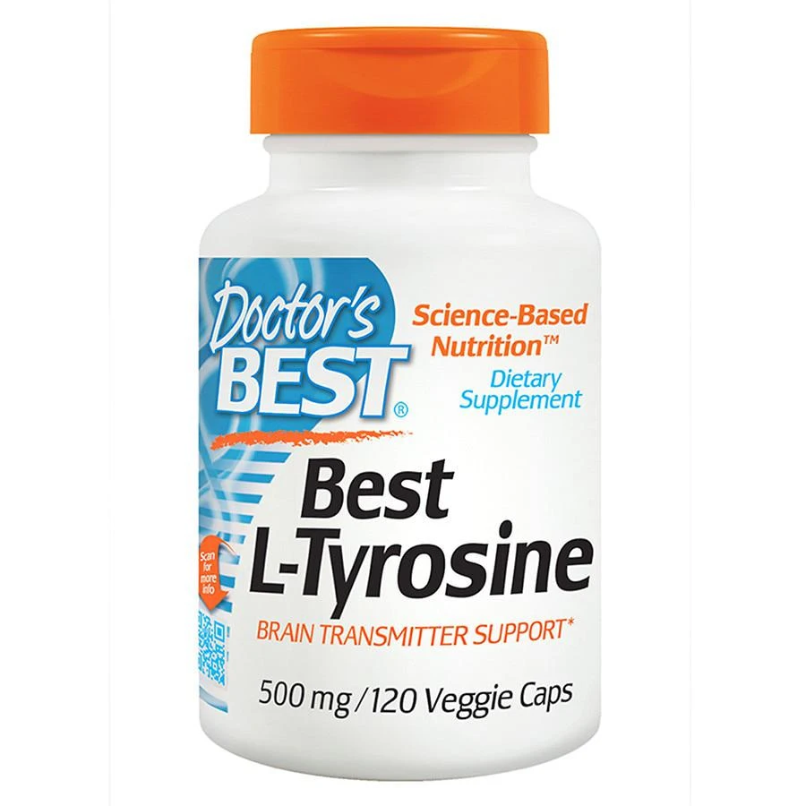 商品Doctor's Best|L-Tyrosine Veggie Caps,价格¥107,第1张图片